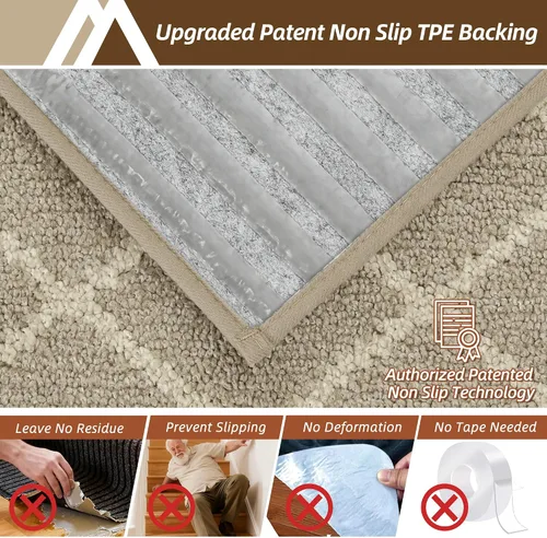 Miniatura 6 de COSY HOMEER Peldaños de escalera para peldaños de madera de 9 x 28 pulgadas, alfombras antideslizantes, pelar y pegar para interiores para niños