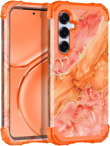 Miniatura 99 de Casetego Funda para Galaxy A16 5G, Tres Capas de Alta Resistencia Robusta a Prueba de Golpes, Protección Completa Rugosa de PC Duro + Parachoques