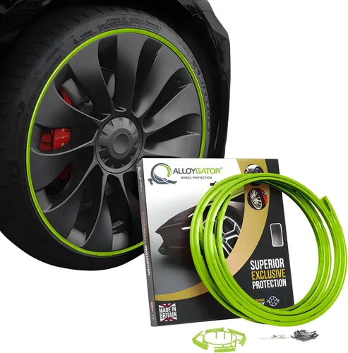 Miniatura 22 de AlloyGator Protector de Llanta Dorado para Ruedas de Automóvil (Se Adapta a Ruedas de 12-24" de Diámetro) - Paquete de 4 Protectores de Rueda