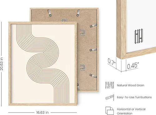 Miniatura 3 de HAUS AND HUES Póster de arte de línea – Arte de pared de mediados de siglo, decoración bohemia abstracta, impresión geométrica de río serpiente