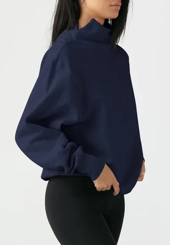 Miniatura 3 de Doshoop Women's Oversized Turtleneck Sweatshirt Long Sleeve Hoodies Casual Pullover Tops