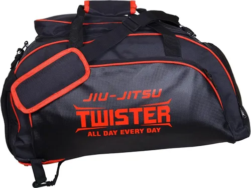 Miniatura 2 de Twister Jiu Jitsu - Bolsa de karate, Negro/Rojo, Mediana, Mochilas Jiu Jitsu