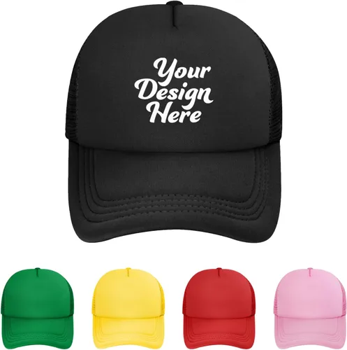 Sombreros personalizados para hombres y mujeres, diseña tu propio sombrero de camionero personalizado, añade logotipo, texto, foto, sombrero