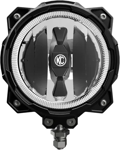 Miniatura 8 de KC HiLiTES 91305 Gravity LED Pro6 Single Wide-40 Beam con arnés de cableado e interruptor de luz LED iluminado - Sistema de paquete de par