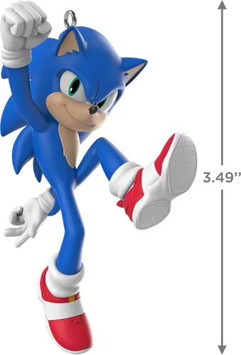 Miniatura 5 de Hallmark Keepsake Adorno de Navidad 2022, película de Sonic The Hedgehog 2, plástico