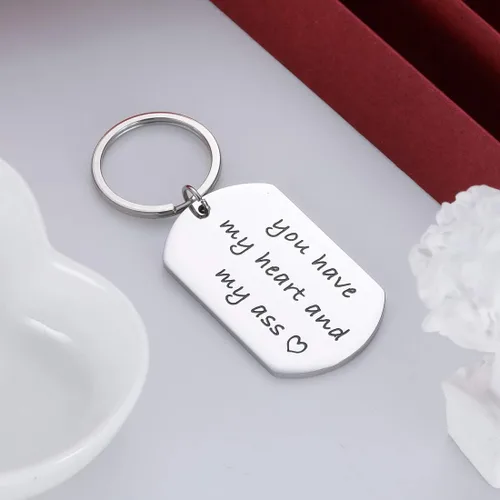 Miniatura 8 de Llavero de regalo para el día de San Valentín para esposo, novio, aniversario, regalo de cumpleaños, para parejas, llaveros, mujeres, hombres