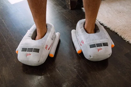 Miniatura 3 de Star Trek The Original Series Galileo Shuttlecraft Zapatillas 3D para adultos Zapatilla de casa de felpa suave con suela antideslizante Calzado