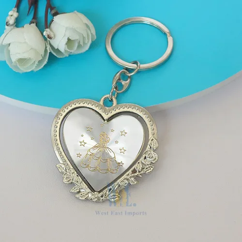 Miniatura 6 de 12 llaveros personalizados Recuerdo para Quinceañera Mis XV, regalo de fiesta de 18 cumpleaños, invitado (negro)