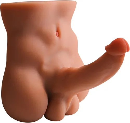 Muñeca sexual masculina con consolador flexible, muñecas sexuales realistas de 5.07 libras con polla enorme de 5 pulgadas para masturbación