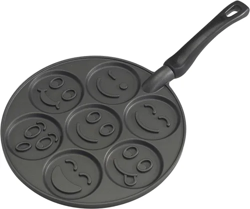 Miniatura 10 de Nordic Ware - Sartén para hotcakes antiadherente, aluminio pesado, 7 tazas redondas, para gas, eléctrico, estufas de cerámica, fabricado en EE. UU