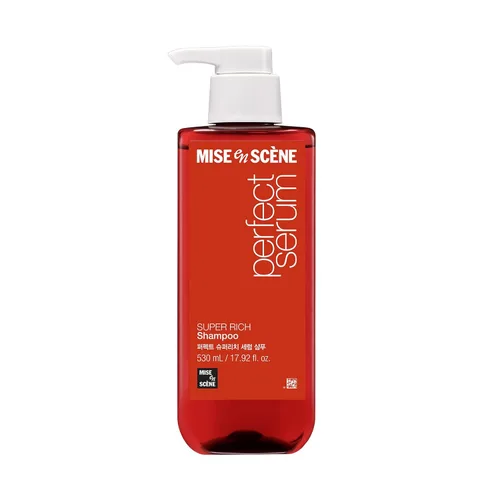 Miniatura 16 de Mise En Scene Perfect Serum Magic Straight Shampoo Anti-Frizz, protector del calor, efecto alisador de cabello, champú coreano para control