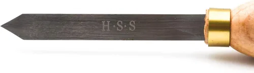 Miniatura 2 de PSI Woodworking Herramienta de separación LX410 1/2 "x 1/8" M2 HSS Cincel para torneado de madera