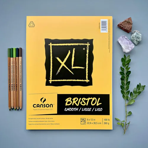 Miniatura 3 de Canson Papel Bristol Serie XL, Liso, Bloc con Tapa Plegable, 9 x 12 pulgadas, 25 Hojas (100lb/260g) - Papel de Artista para Adultos y Estudiantes