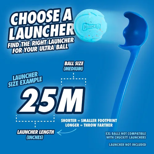 Miniatura 6 de Chuckit! Pelota Rebounce para Perros – Pelotas de buscar rebotantes para perros de 20 a 60 libras – Hecha de goma duradera – Juguetes para mascotas