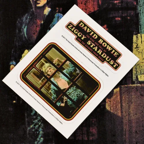 Miniatura 6 de David Bowie Ziggy Stardust Rock Album T Shirt & Stickers