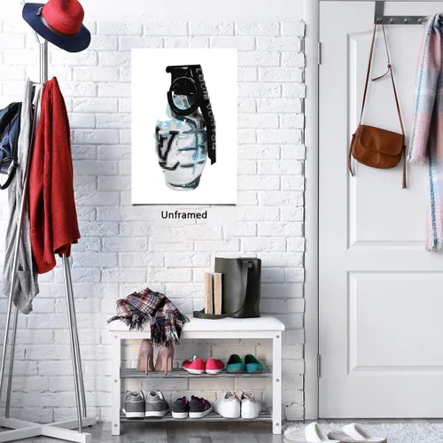 Miniatura 31 de Arte de pared de lujo a la moda, diseño retro de mujer haciendo parada de manos en el coche, para decoración de pared de habitación de niñas