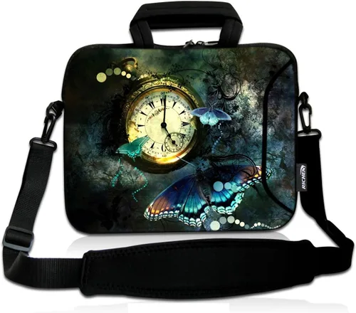 Miniatura 18 de RICHEN - Bolso bandolera para portátil de 17 pulgadas con asa, compatible con portátiles de 15.6/16/17/17.3/17.4 pulgadas