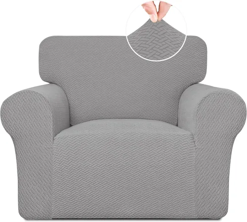 Miniatura 8 de Easy-Going - Funda de sofá de jacquard elástica, funda de sofá suave de 1 pieza, funda de sofá con espumas antideslizantes, protector de muebles