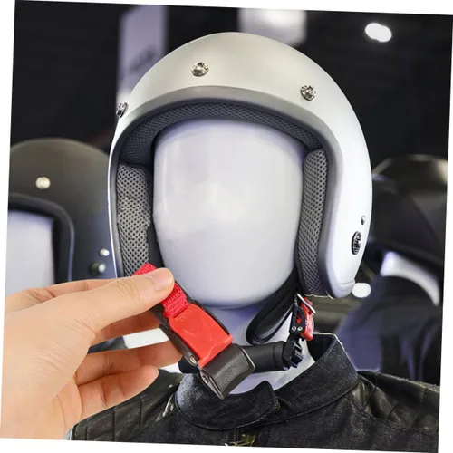 Miniatura 9 de Kit de 4 hebillas de liberación rápida para motocicleta, hebillas para sombrero de seguridad, diseño moderno para mayor comodidad y seguridad