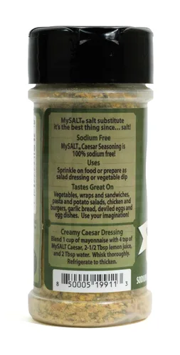 Miniatura 3 de MySALT - Mezcla de condimentos y aderezos para ensaladas, sin sodio, muy bajo en potasio