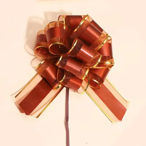 6 piezas de arcos tirados, arco de regalo de 15 cm, arcos tirados para Navidad, bodas, cestas de San Valentín, baby shower, día de la madre (color