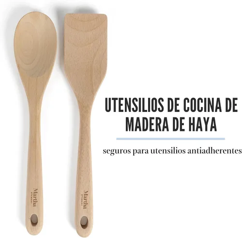 Miniatura 9 de Martha Stewart Emmeline - Juego de ollas y sartenes de 12 piezas de aluminio con interior de cerámica antiadherente libre de PFA, esmaltado pesado