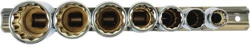 Miniatura 2 de Laser 6194 Whitworth Juego de llaves de vaso profundo 3/8" D 7pc