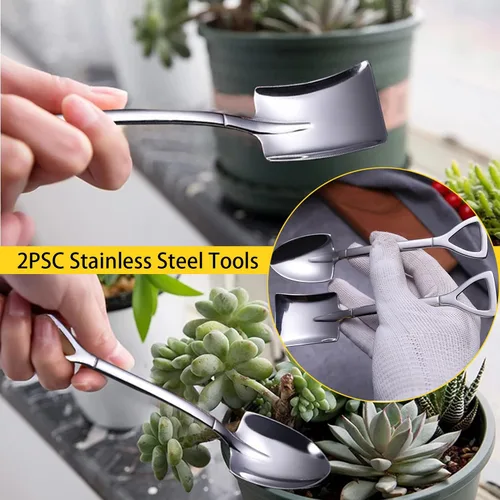 Miniatura 4 de Juego de 12 herramientas para suculentas, kit de herramientas de jardín de trasplante para jardinería interior, maceta, cuidado de cactus