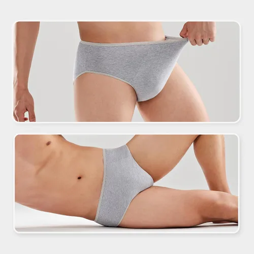 Miniatura 4 de Paquete de 20 bragas desechables de algodón para hombre, bragas portátiles para viajes, fitness, hotel, spa, hospital, cintura media