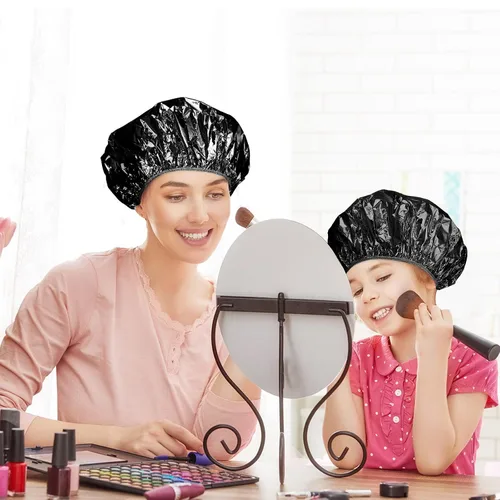 Miniatura 2 de 12 tapas de acondicionamiento profundo, papel de aluminio, reutilizables, para procesamiento del cabello, coloración del cabello, para uso