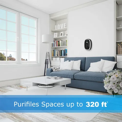 Miniatura 8 de Sirena Ionizadores de aire para sistema de filtración de iones negativos para el hogar, ambientador silencioso para dormitorio, cocina, elimina
