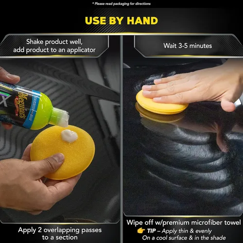 Miniatura 4 de Meguiar's G200416EU Cera líquida de cerámica híbrida para auto 473ml Tecnología SiO2 avanzada