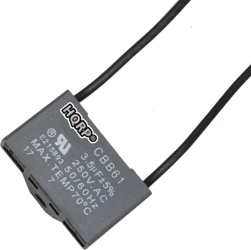 Miniatura 30 de HQRP Condensador compatible con ventilador de techo Hampton Bay 4.5uf+5uf+6uf 4-Wire CBB61