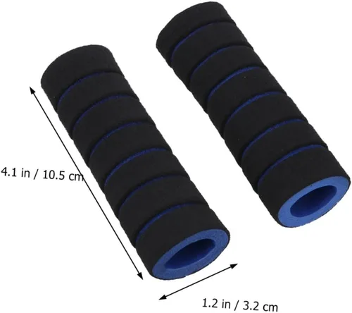 Miniatura 2 de BESPORTBLE 2 unids manillar de bicicleta empuñaduras de bicicleta para manillares Agarres de bicicleta mango barra de esponja Grip cubierta