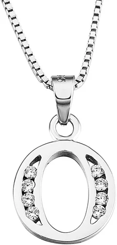 Miniatura 18 de Dijes personalizados para collar colgante con las 26 letras del alfabeto, circonita cúbica, plata esterlina S925.