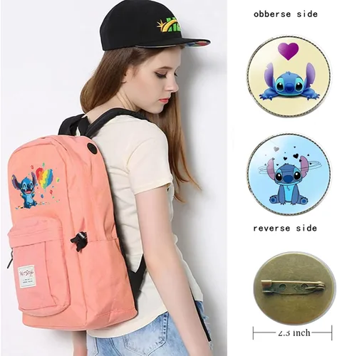 Miniatura 6 de Mejora tu estilo con nuestro juego de mercancía Stitch - Completo con bolsa de cordón, calcomanías, cordón, más, Style-1, Ajustable