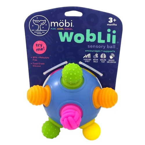 Miniatura 11 de Mobi Peeka - Juguete de actividad – Espejo de bebé boca abajo, juguetes Montessori de silicona de grado alimenticio, espejo inastillable para bebés