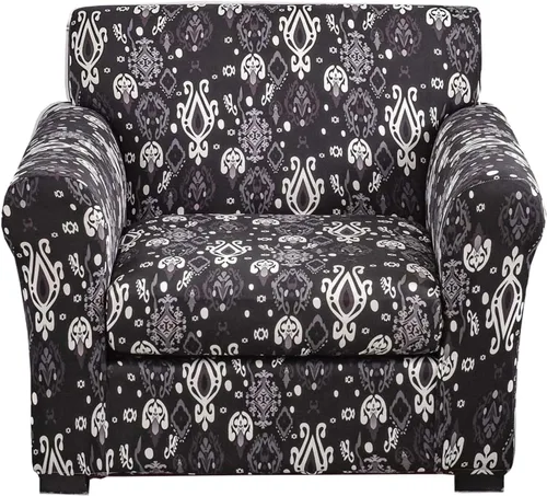 Miniatura 95 de Fundas elásticas para sofá de 1/2/3 cojines, funda estampada con fundas de cojín de asiento separadas, fundas de sofá lavables, protector de muebles
