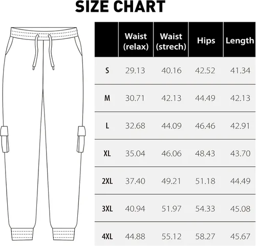 Miniatura 7 de IGEEKWELL Pantalones deportivos tipo cargo de forro polar para hombre