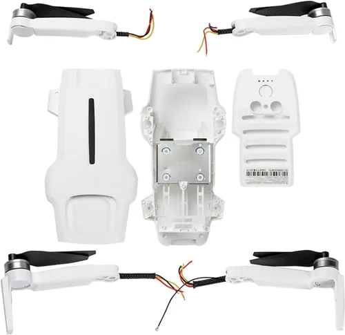 SeiZed Drone Parts Cuerpo Shell Brazo delantero Brazo trasero Motor Pieza de repuesto para FIMI X8 Mini Reemplazo (Color : 7 en 1 coombo)