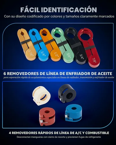 Miniatura 4 de Orion Motor Tech Master - Juego de herramientas de desconexión rápida, 25 piezas de herramientas de desconexión de línea para sistemas