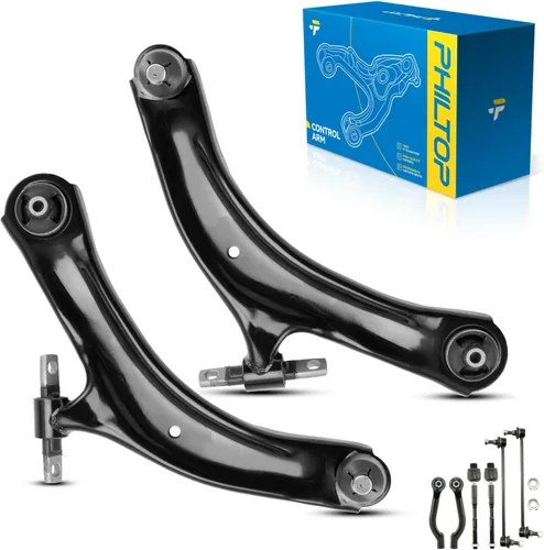 Miniatura 26 de PHILTOP Kit de suspensión delantera de 10 piezas, brazos de control inferiores con juntas de bola, eslabones de extremo de barra estabilizadora