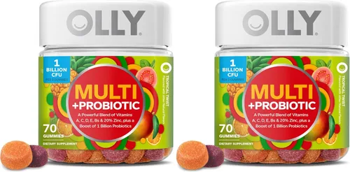 Miniatura 11 de OLLY Gomitas Multivitamínicas Multi + Probióticas para Adultos, 1 mil millones de UFC, suplemento masticable de apoyo digestivo e inmunológico