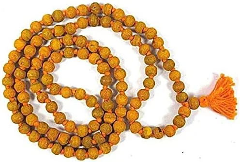 Miniatura 2 de Haldi Jap Mala/Cuentas de cúrcuma/Haldi Mala/Bagalamukhi puja/Siddh Japa Mala 108 seads