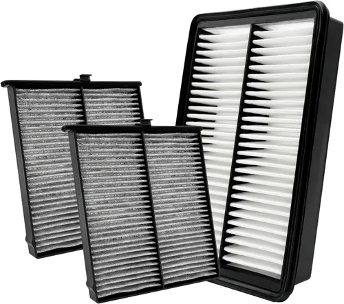 Miniatura 12 de Capume 2 piezas de kit de filtro de aire de motor para cabina JM277 JMRA0A Compatible con Rogue 2021 2.5L, Rogue 2022 2023 2024 2025 1.5L