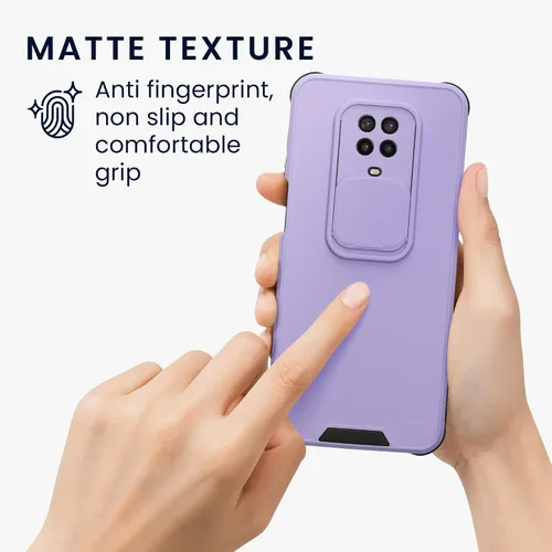 Miniatura 9 de kwmobile Funda híbrida compatible con Xiaomi Redmi Note 9S / 9 Pro / 9 Pro Max - Funda con cubierta de cámara y parachoques - Funda para teléfono