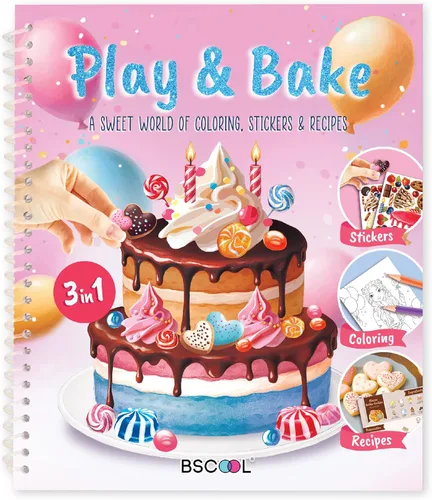 Miniatura 9 de BSCOOL Nails Studio Learn to Design Nails Activity Book for Girls Ages 5+ – 2 Pack – Nail Art Sticker Design Book with Guides – Creative Birthday