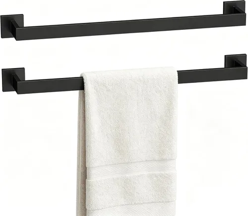 Miniatura 9 de Kit de 10 piezas de accesorios de baño - Juego de acero inoxidable SUS304 con acabado cepillado, que incluye 2 barras de toalla de 23.6 pulgadas, 2