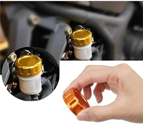 Miniatura 5 de Guard fluid reservoir For FZ8 FZ 8 Motorcycle Rear brake Fluid Cylinder Master Reservoir Cover Cap Accessories