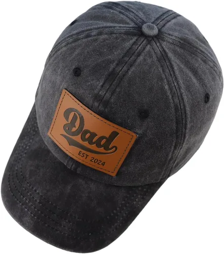 Miniatura 4 de Regalos para papá para hombres, Dad Est 2024 First Time Father Hat.3D bordado Adjustbale Daddy gorra de béisbol